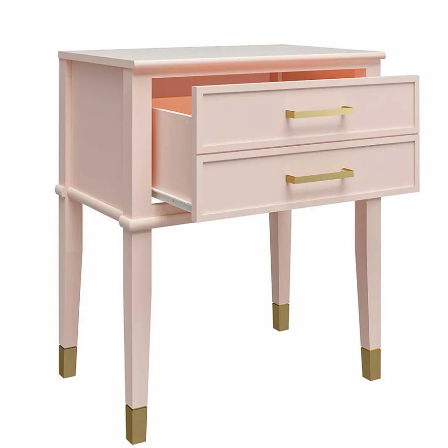Clearance Wohnen Kommode in Rosa mit Gold - Bafata