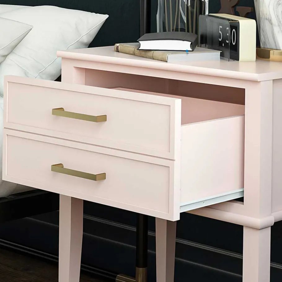 Clearance Wohnen Kommode in Rosa mit Gold - Bafata