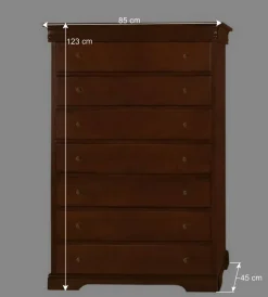Sale Wohnen Kommode mit acht Schubladen 85x123x45 cm - Lemerzi