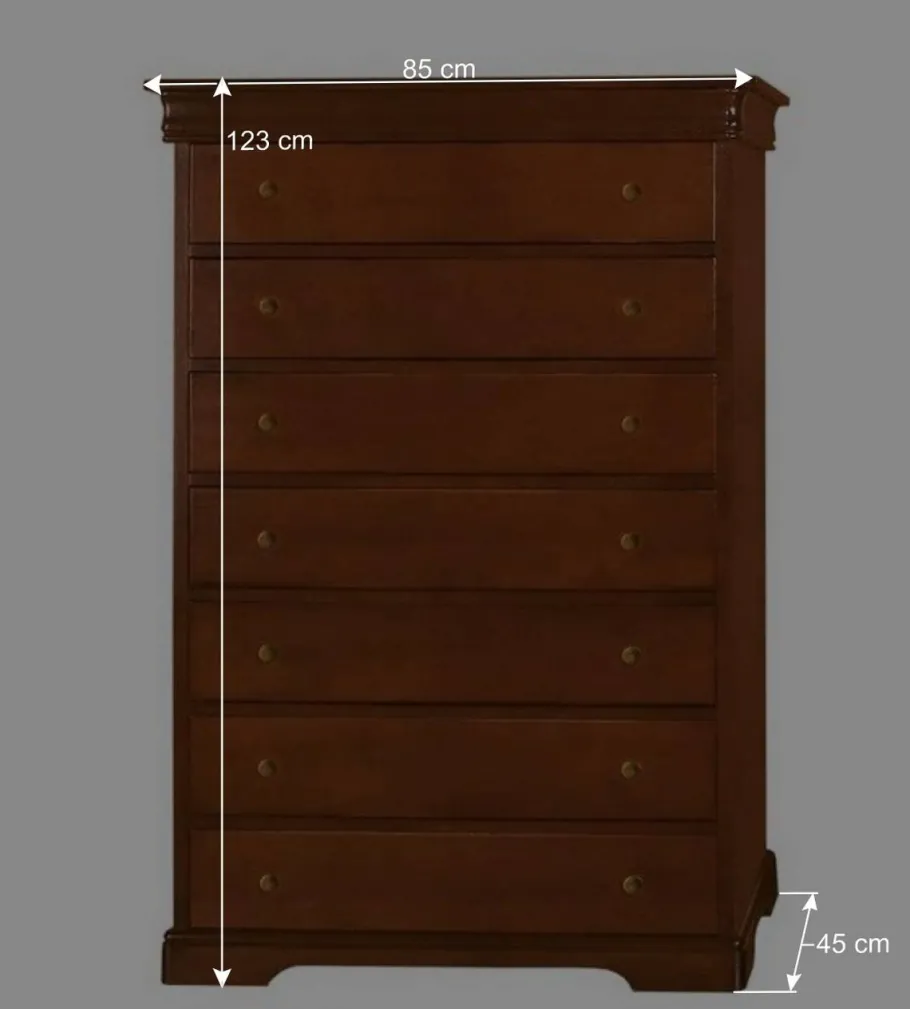 Sale Wohnen Kommode mit acht Schubladen 85x123x45 cm - Lemerzi