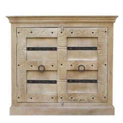 New Wohnen Kommode mit Doppeltür im Shabby Chic Stil - Abid