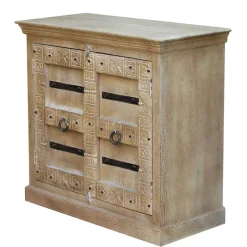 New Wohnen Kommode mit Doppeltür im Shabby Chic Stil - Abid