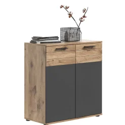 Discount Wohnen Kommode mit Doppeltür 80x87x40 cm - Lucios