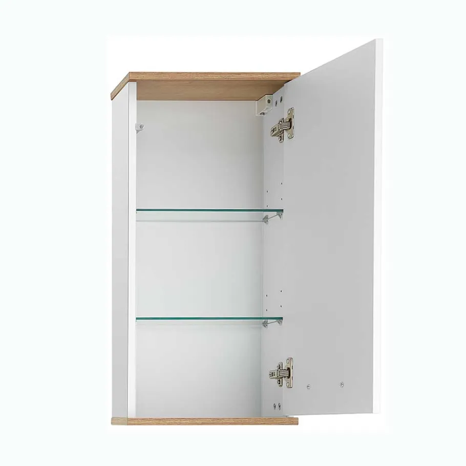 Discount Wohnen Kompakte Badmöbel im Skandi Design - Timur (dreiteilig)