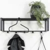 Hot Wohnen Kompakte Industry Garderobe in Schwarz - Satroni