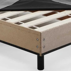 Outlet Wohnen Komplett Bett für Dachschrägen in Schwarz - Vitablo