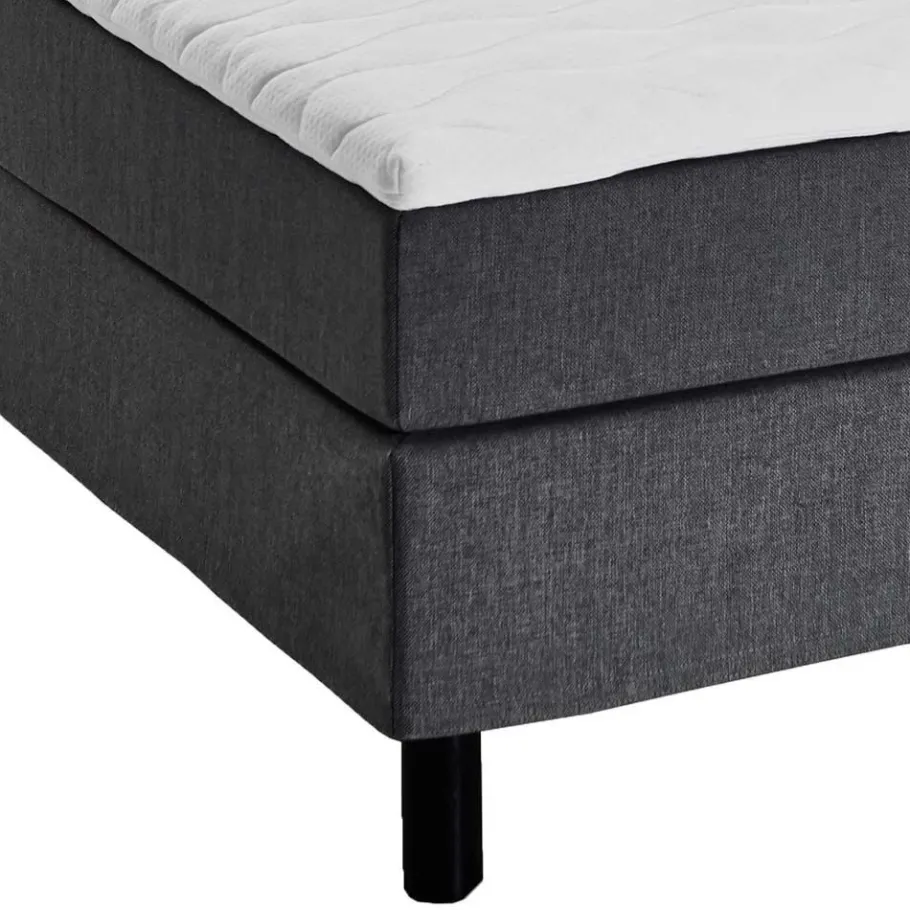 Hot Wohnen Komplettbett in Anthrazit für Dachzimmer - Condo
