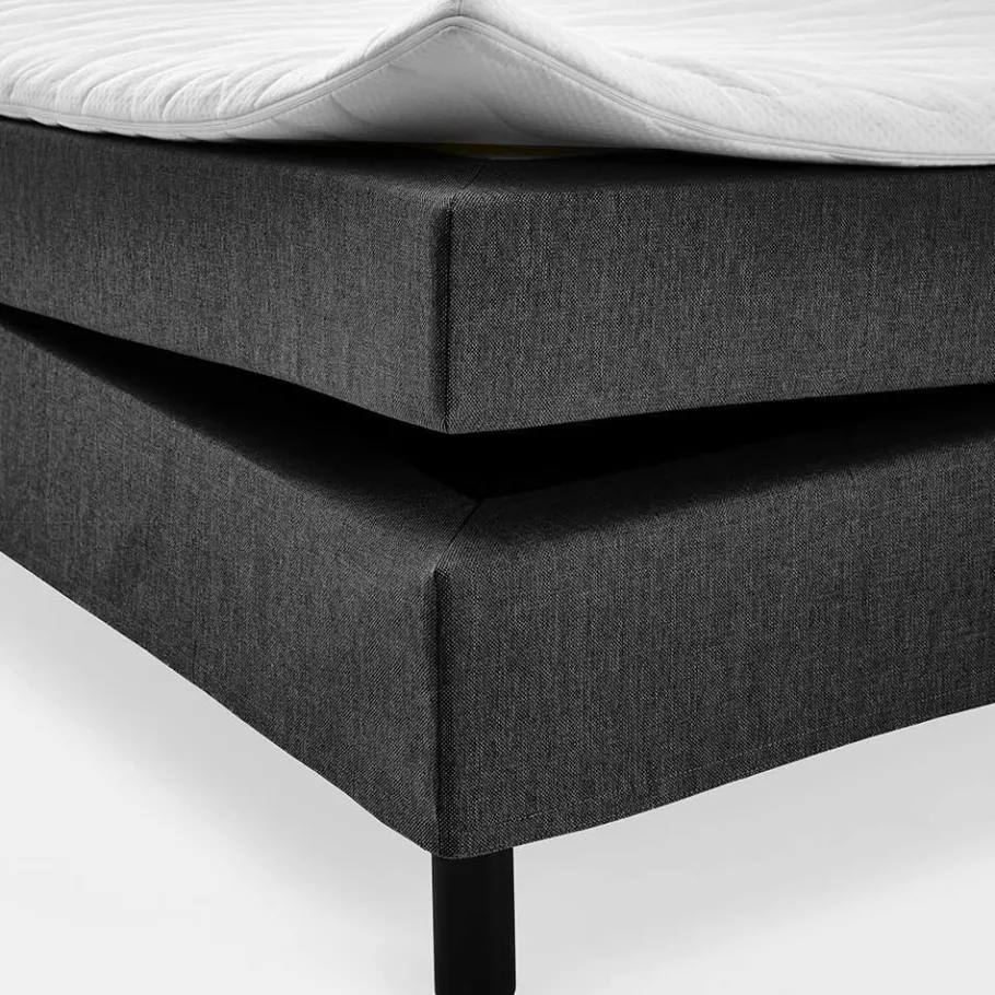 Hot Wohnen Komplettbett in Anthrazit für Dachzimmer - Condo