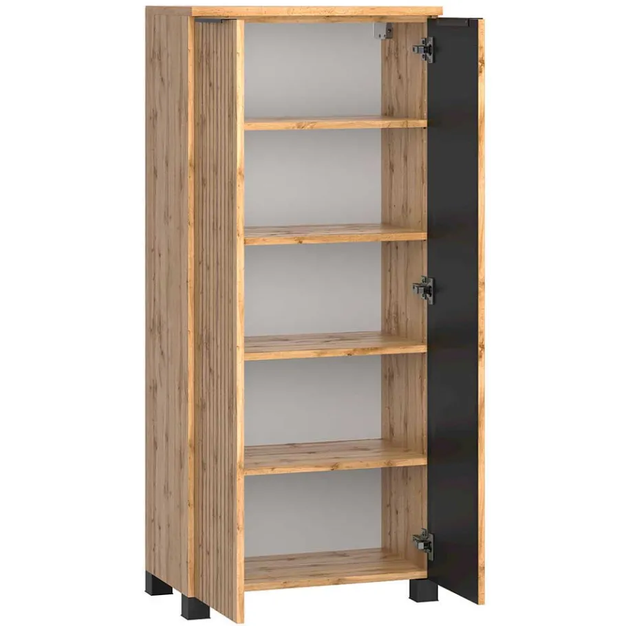 New Wohnen Komplett-Einrichtung Bad modern - Crystoga (vierteilig)
