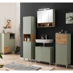 Outlet Wohnen Kompletteinrichtung Badezimmer Set - Liz (fünfteilig)
