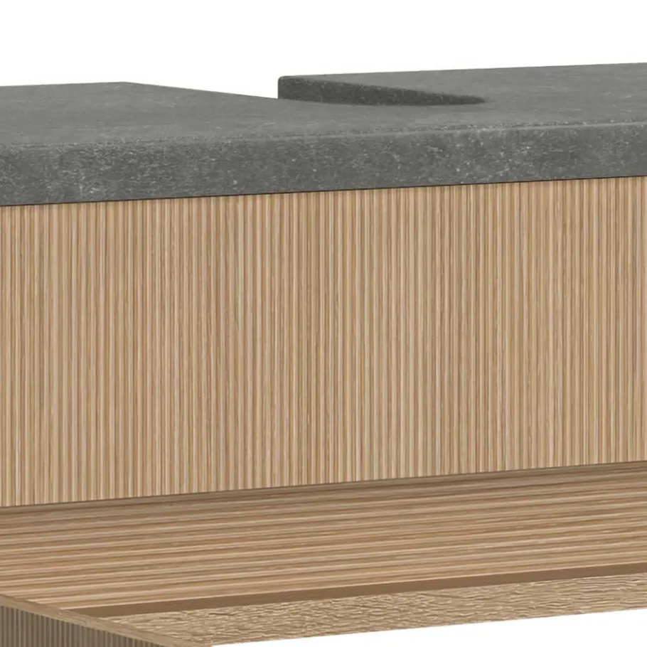 New Wohnen Kompletteinrichtung Badmöbel Set - Leitha (fünfteilig)