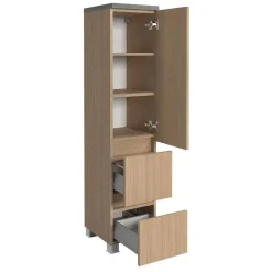 New Wohnen Kompletteinrichtung Badmöbel Set - Leitha (fünfteilig)