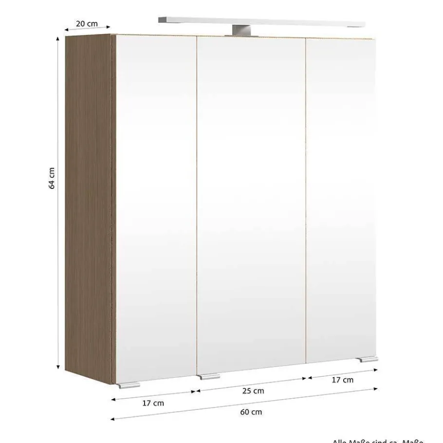 New Wohnen Kompletteinrichtung Badmöbel Set - Leitha (fünfteilig)