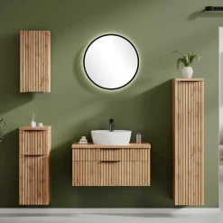 Sale Wohnen Kompletteinrichtung Badmöbel modern - Crystoga (fünfteilig)