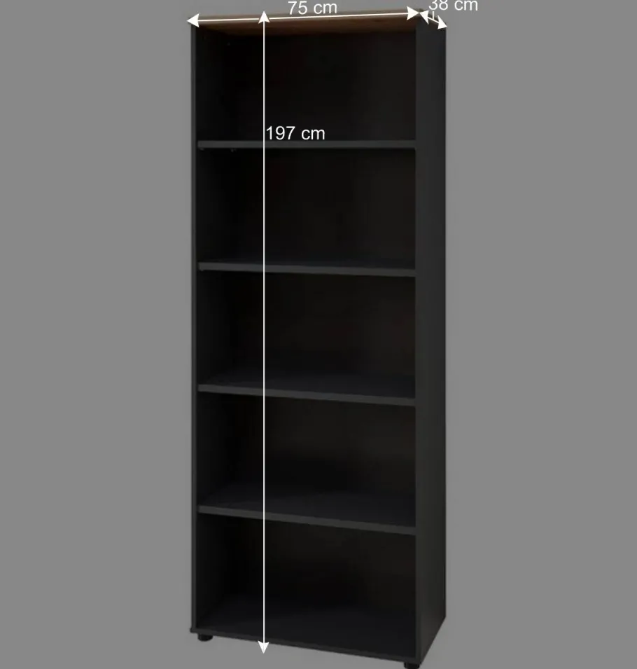Clearance Wohnen Kompletteinrichtung Büro Set - Kuetra (neunteilig)