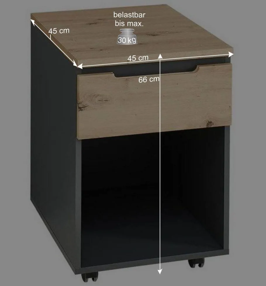 Clearance Wohnen Kompletteinrichtung Büro Set - Kuetra (neunteilig)