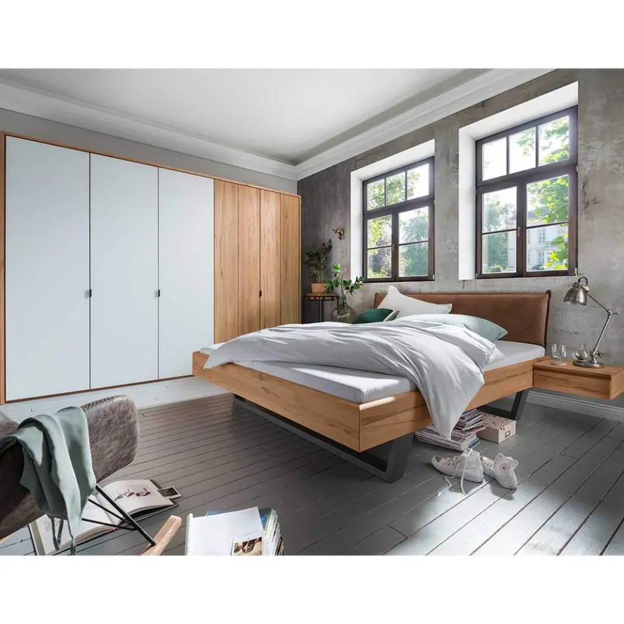 Online Wohnen Komplett-Schlafzimmer Einrichtung - Eudrinia (vierteilig)