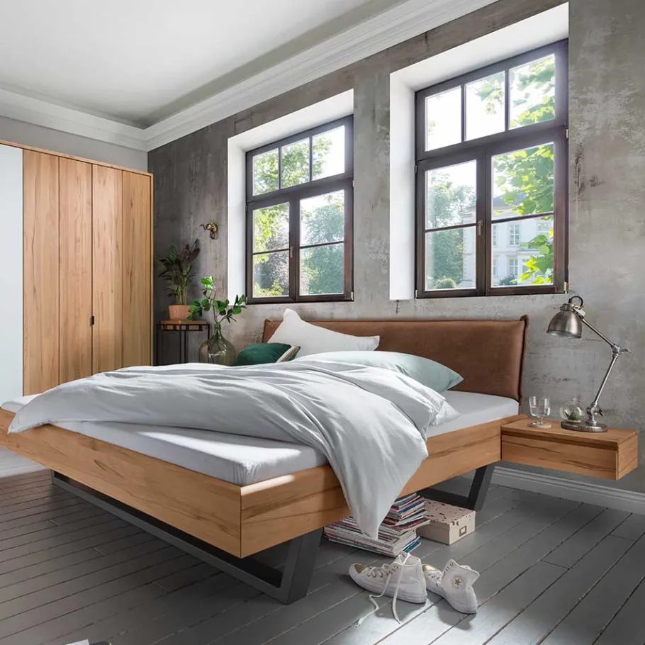 Online Wohnen Komplett-Schlafzimmer Einrichtung - Eudrinia (vierteilig)