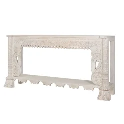 Online Wohnen Konsolentisch in Mangoholz White Wash - Syrec