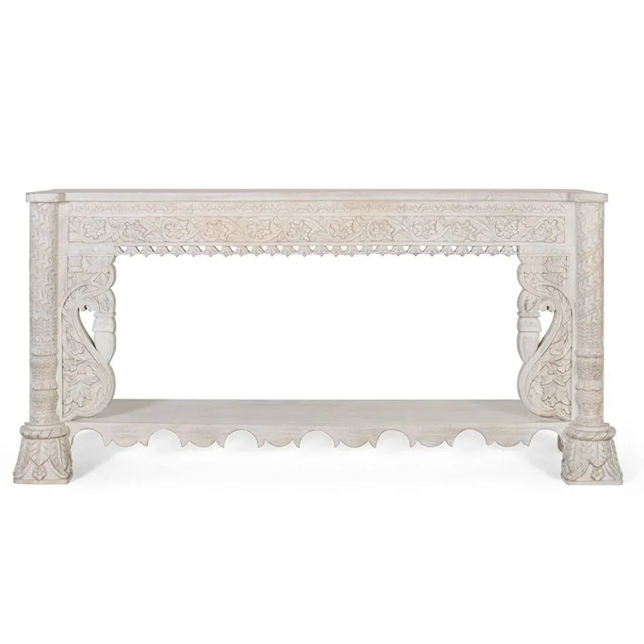 Online Wohnen Konsolentisch in Mangoholz White Wash - Syrec
