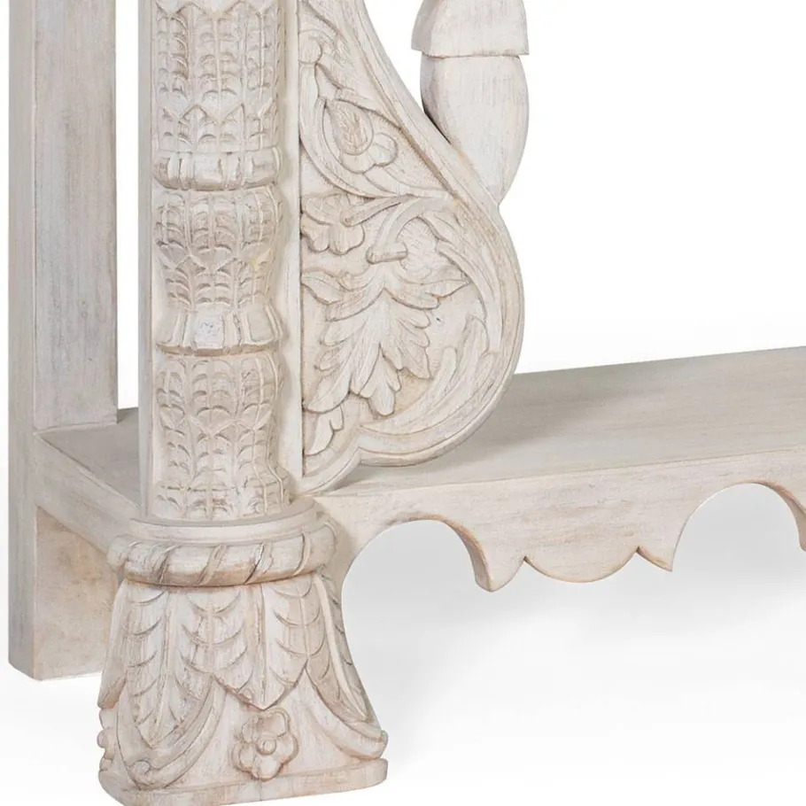 Online Wohnen Konsolentisch in Mangoholz White Wash - Syrec