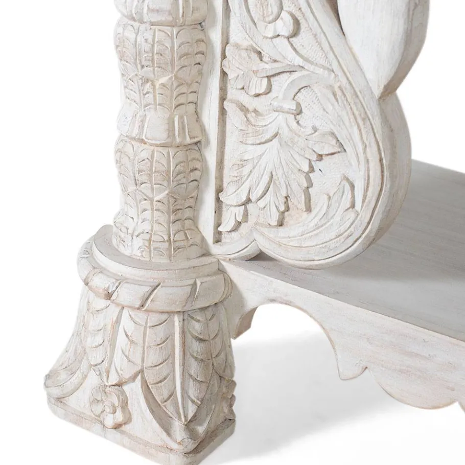 Online Wohnen Konsolentisch in Mangoholz White Wash - Syrec