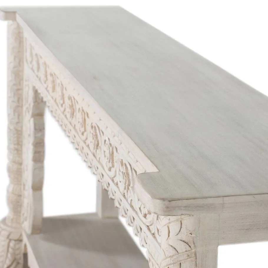 Online Wohnen Konsolentisch in Mangoholz White Wash - Syrec