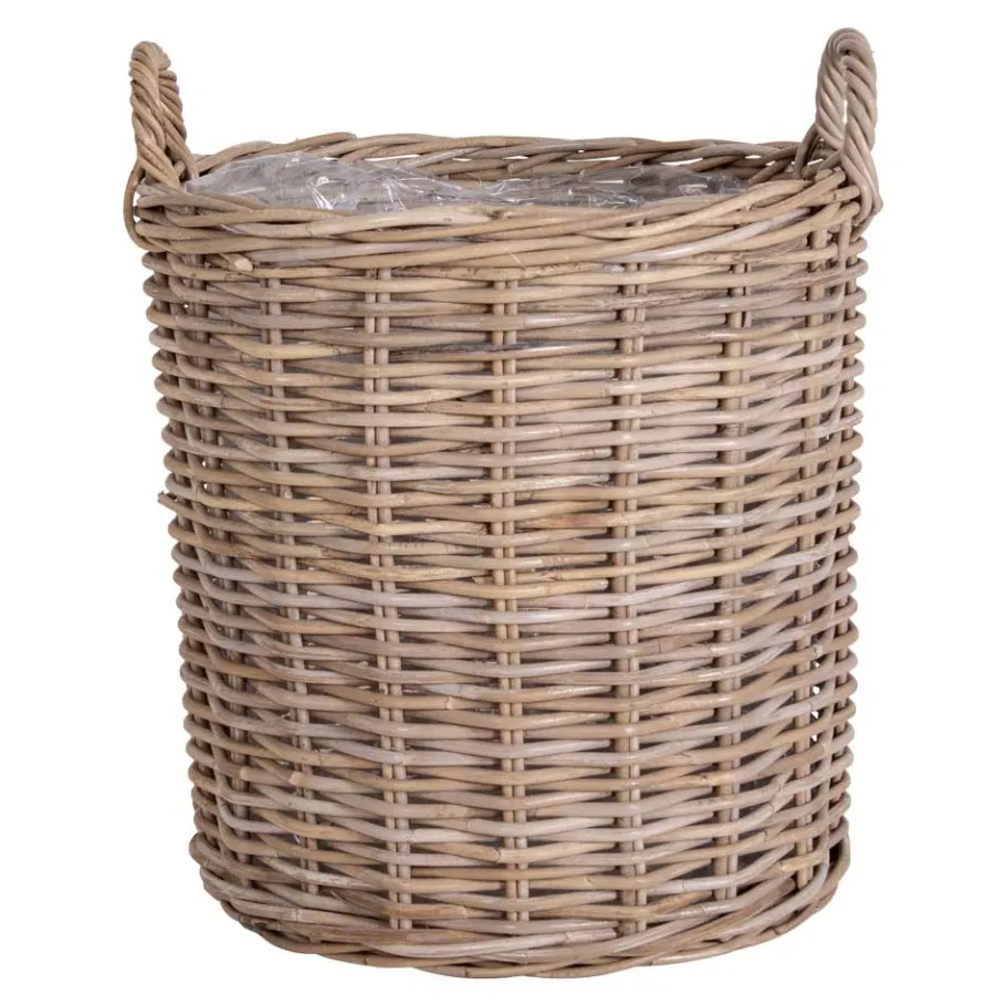 New Wohnen Körbe mit Griffen aus Rattangeflecht - Onda (vierteilig)