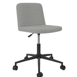 Discount Wohnen Kunstleder Bürostuhl in Grau - Ecero