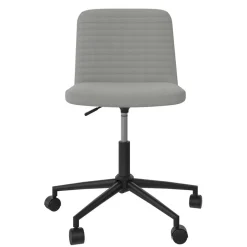 Discount Wohnen Kunstleder Bürostuhl in Grau - Ecero