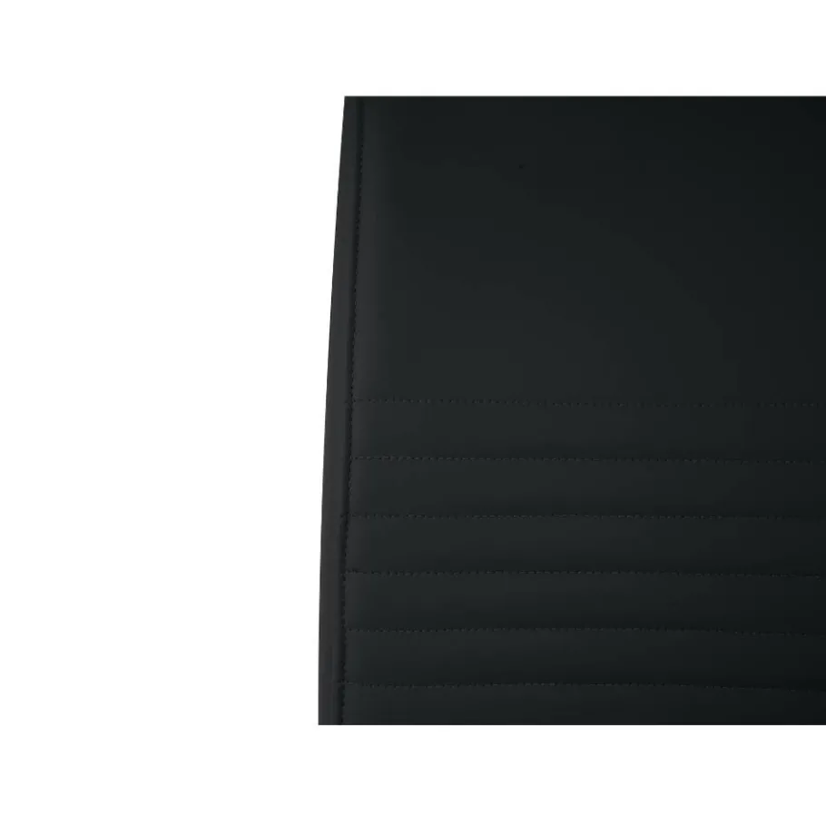 Online Wohnen Kunstleder Freischwinger in Schwarz - Pencras (2er Set)
