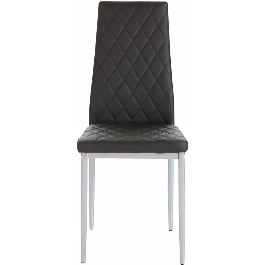 Best Wohnen Kunstleder Stühle mit hoher Lehne - Sanura (Set)