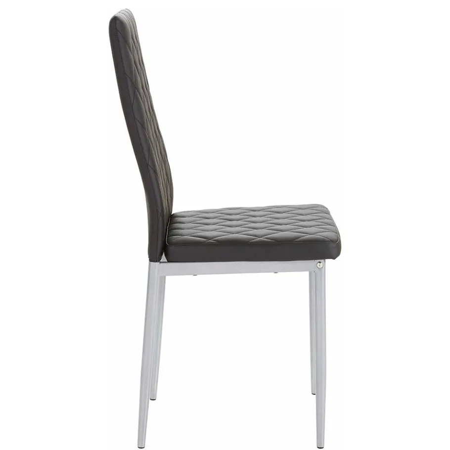 Best Wohnen Kunstleder Stühle mit hoher Lehne - Sanura (Set)