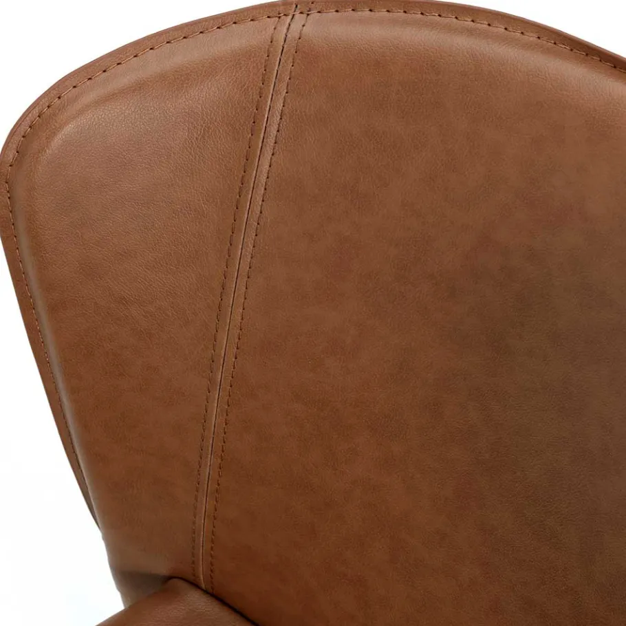 Clearance Wohnen Kunstleder Stuhl komplett bezogen - Matrera (2er Set)