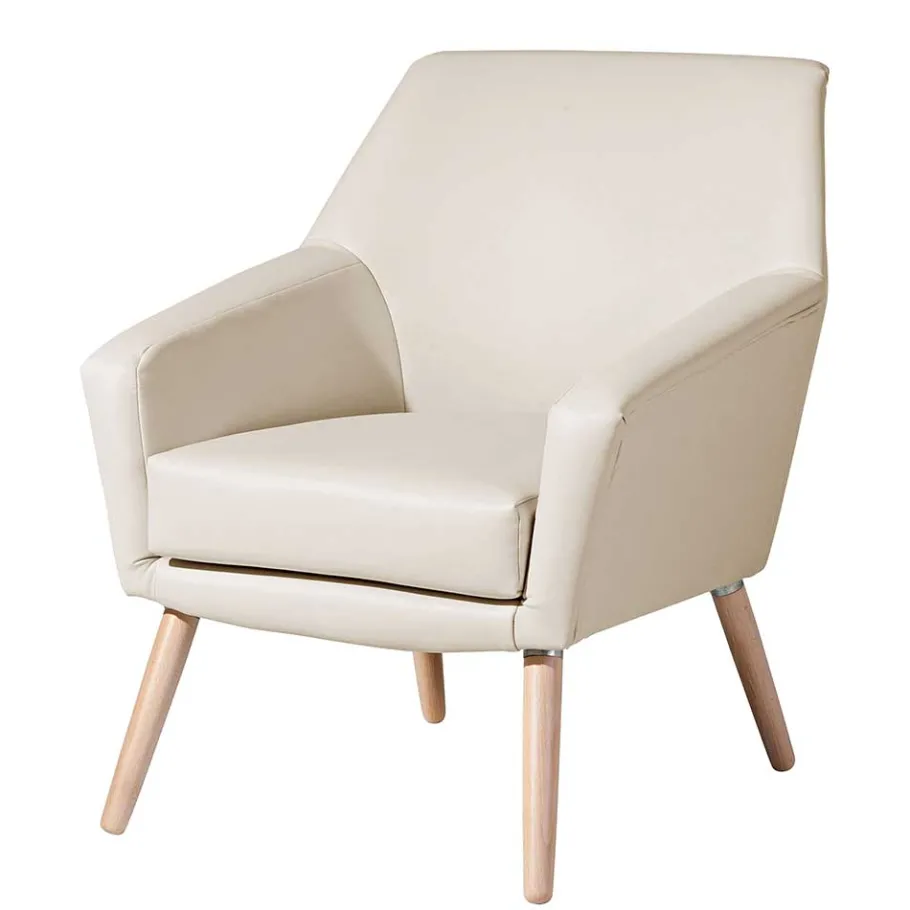 Online Wohnen Kunstledersessel in Beige - Dave