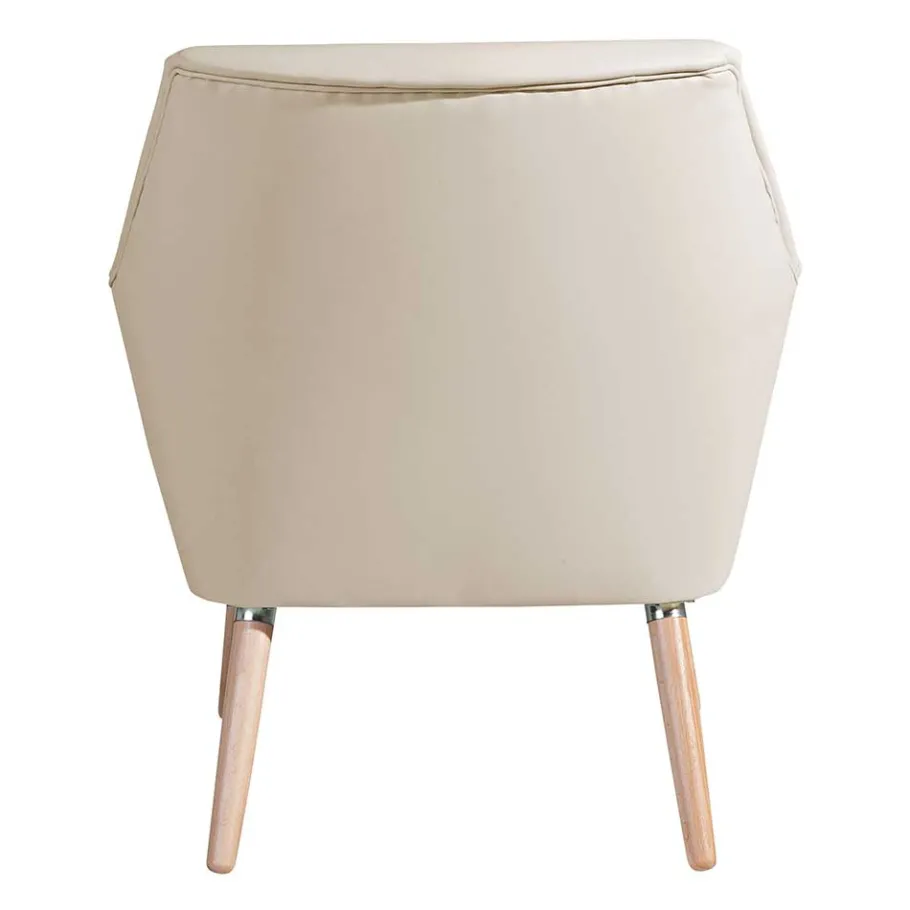 Online Wohnen Kunstledersessel in Beige - Dave