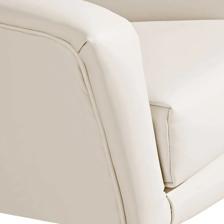 Online Wohnen Kunstledersessel in Beige - Dave