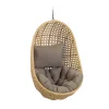 Best Wohnen Kunstrattan Hängesessel in Naturoptik Beige - Trokania