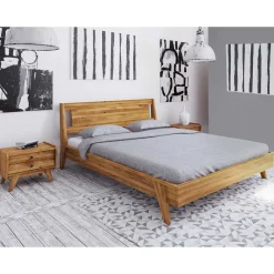 Discount Wohnen Kurzes Bett mit Unterlänge 190 cm - Hardus (dreiteilig)