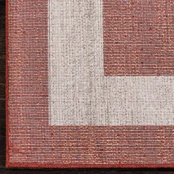 Sale Wohnen Kurzflor Teppich in Terracotta - Surin