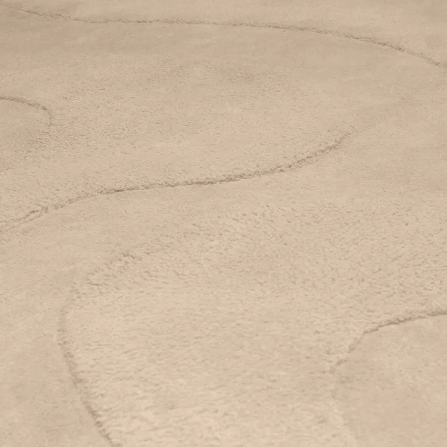 Wohnen Kurzflor Teppich mit Hoch Tief Struktur - Menorva