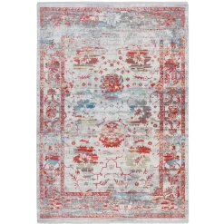 Sale Wohnen Kurzflor Teppich mit Vintage Orient Motiv - Java