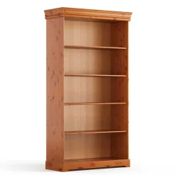 Best Wohnen Landhaus Bücherregal aus Kiefer Massivholz - Lusanne