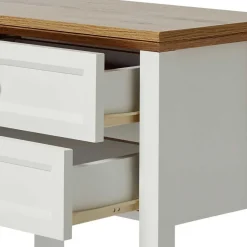 Outlet Wohnen Landhaus Beistelltisch mit zwei Schubladen - Carter