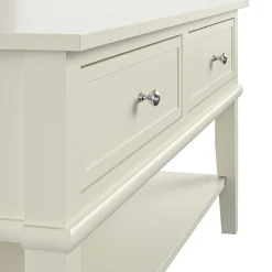 Online Wohnen Landhaus Couchtisch in Creme Weiß - Kanellas