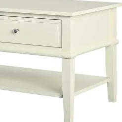 Online Wohnen Landhaus Couchtisch in Creme Weiß - Kanellas