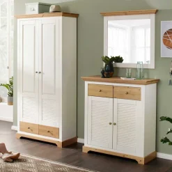 Clearance Wohnen Landhaus Dielenmöbel Kombi - Axdonira (dreiteilig)