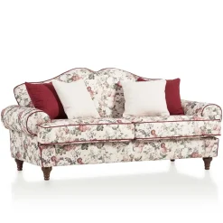 Sale Wohnen Landhaus Dreisitzer Sofa mit Blumen - Baonga