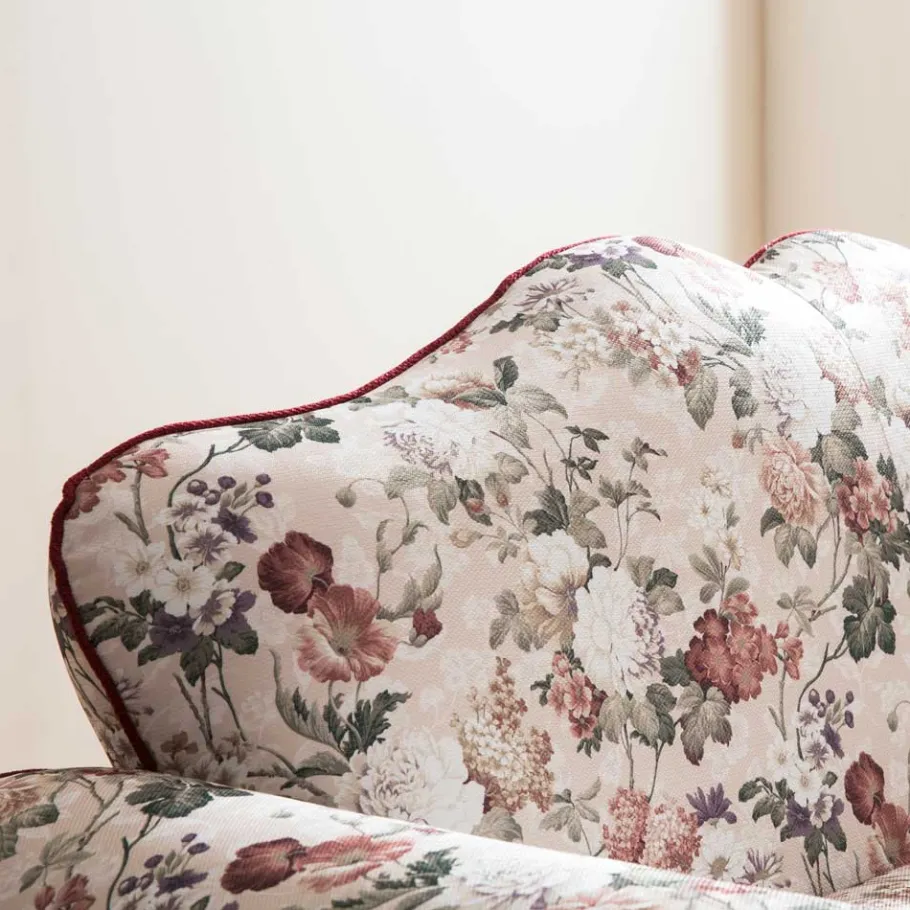 Sale Wohnen Landhaus Dreisitzer Sofa mit Blumen - Baonga