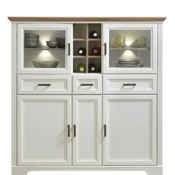 Best Wohnen Landhaus Highboard beleuchtet - Sinolita